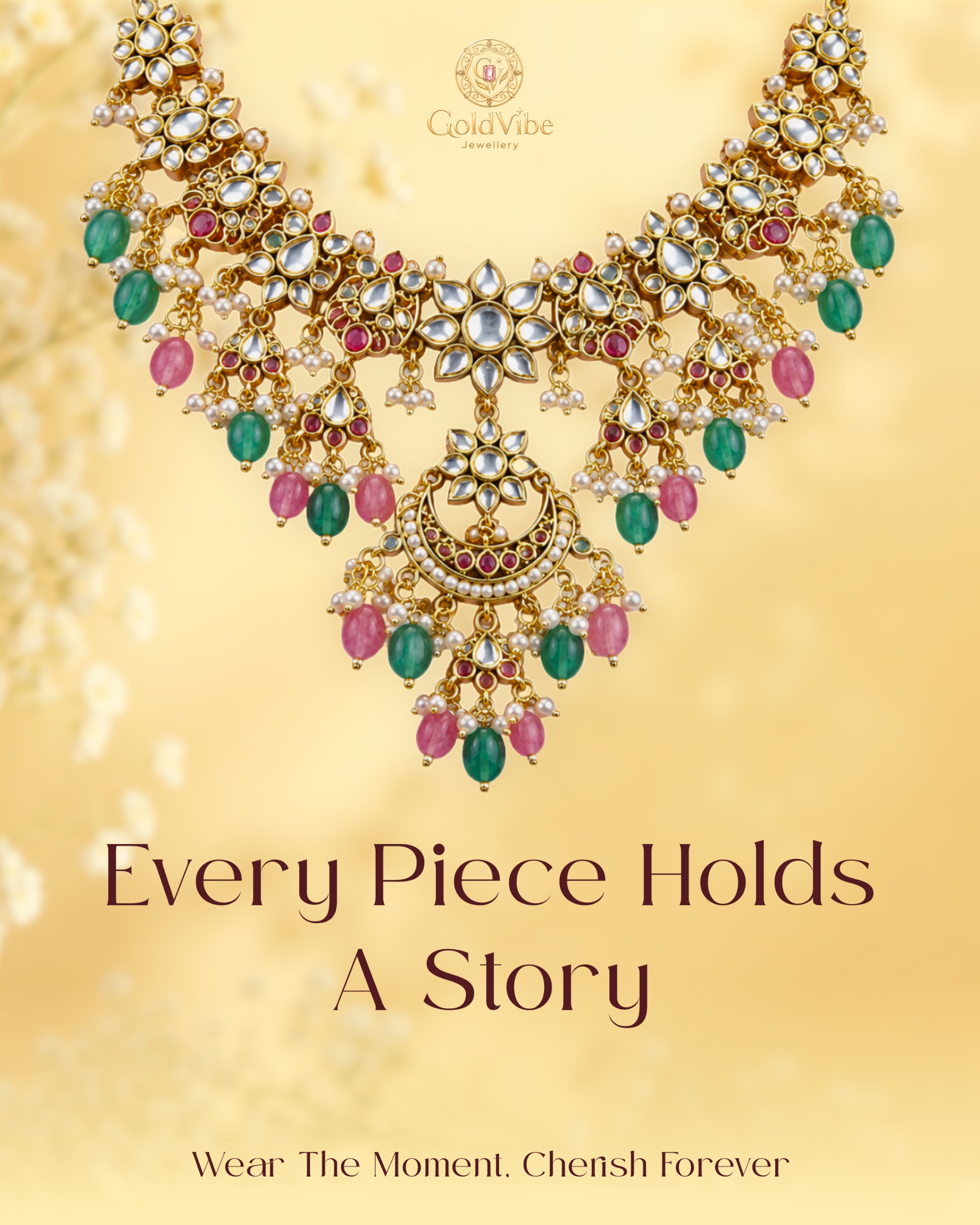 Every Piece Holds a Story — Wear the moment. Cherish forever. Crafted in 1-gram gold.